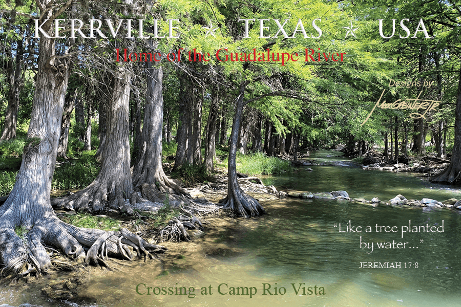 Nature Scene of Guadalupe River Postcard by Max Greiner Art.com