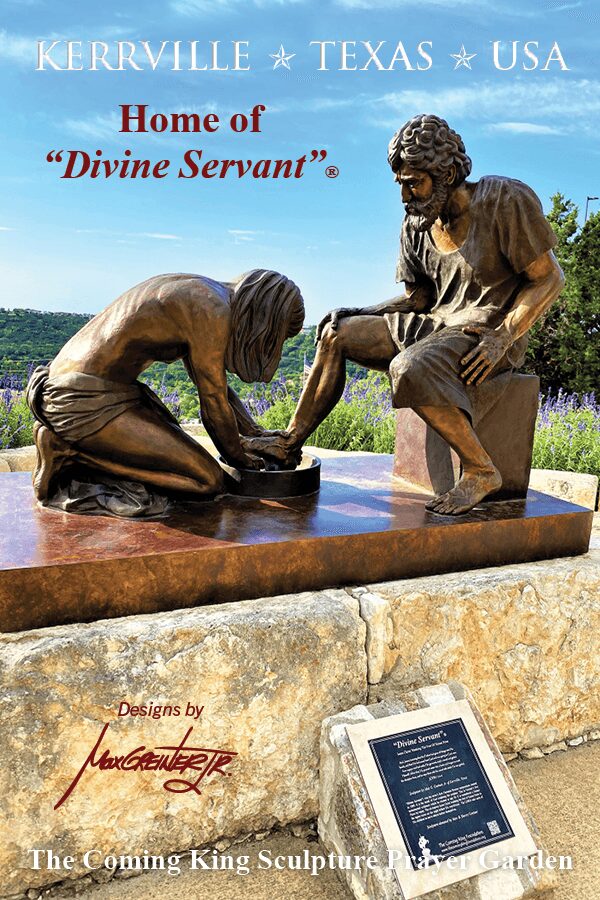 Divine Servant Sculpture Postcard