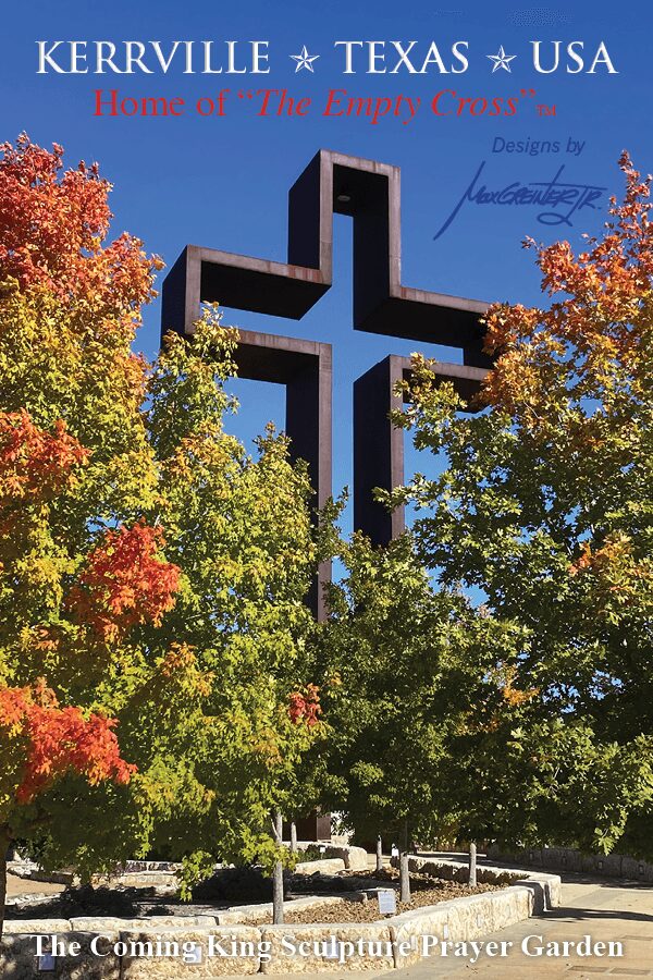 The Empty Cross Sculpture at TCKF Postcard